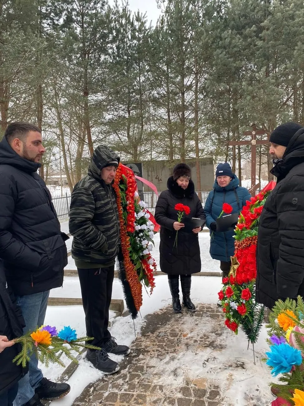 Участники митинга