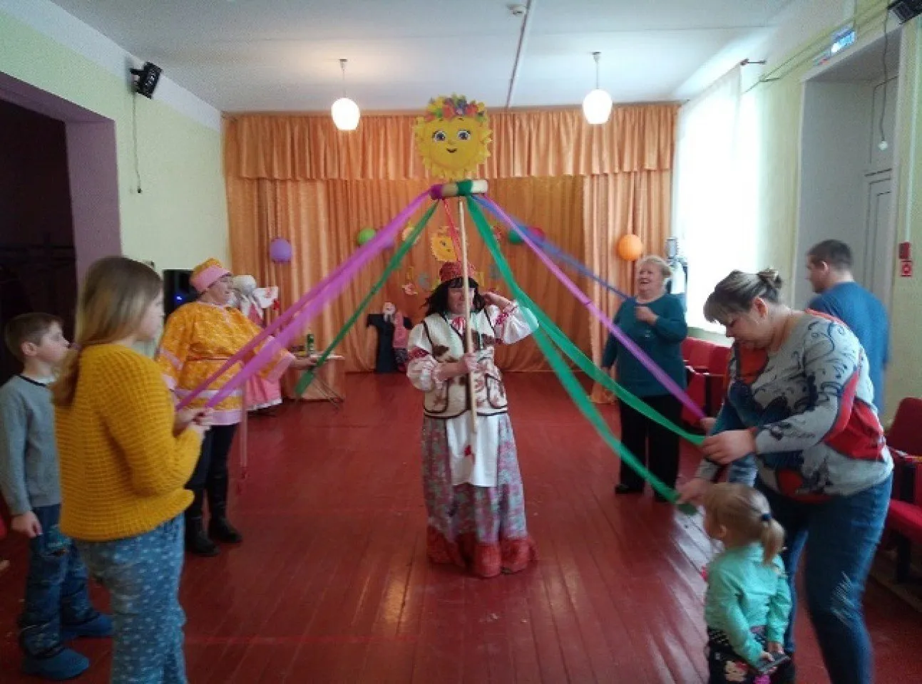 Старинная русская игра "Карусель"