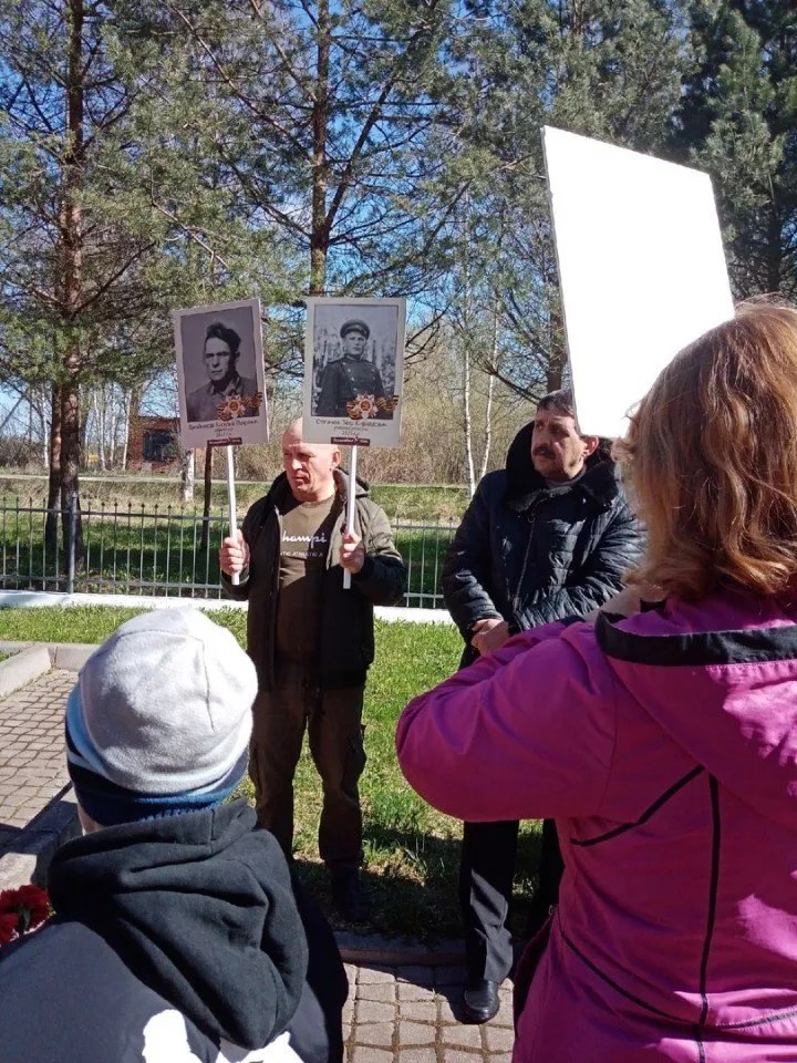 На митинге не зримо присутствуют погибшие в боях за Родину